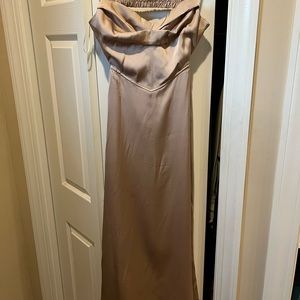 Give it to me midi dress - champagne